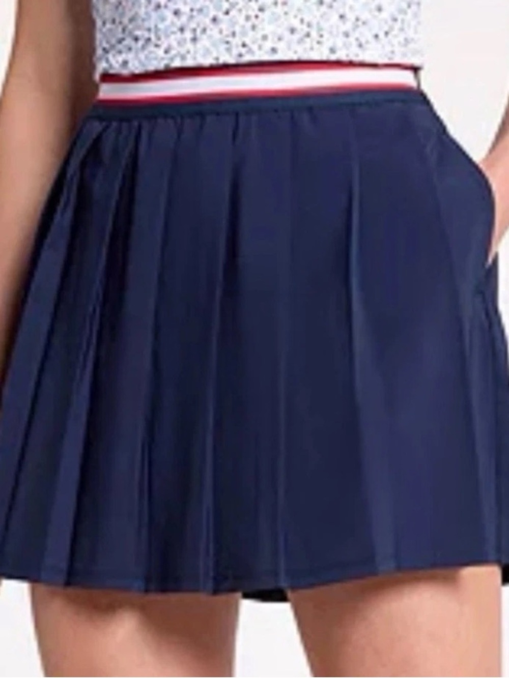 NWT Walter Hagen Clubhouse Navy Pleated Golf ⛳️ Tennis 🎾 Skort 16” Sz L $70
